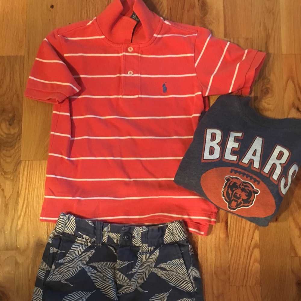 Preppy boy sz 3-4 Ralph Lauren/JCrew/ Chicago Bear